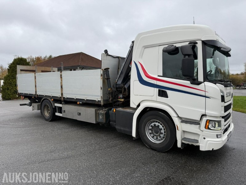 2018 Scania P 320 KRANBIL M/PLAN HIAB XS099 KRAN SERVICEHISTORIKK. - Camion cu macara: Foto 2 2018 Scania P 320 KRANBIL M/PLAN HIAB XS099 KRAN SERVICEHISTORIKK. - Camion cu macara: Foto 2