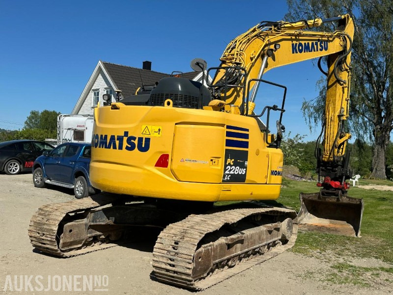 2019 Komatsu PC228USLC-11 - Gravemaskin - Tiltrotator R8 - Topcon GPS - 2skuffer - Sentralsmøring - 4467timer - Excavator: Foto 4 2019 Komatsu PC228USLC-11 - Gravemaskin - Tiltrotator R8 - Topcon GPS - 2skuffer - Sentralsmøring - 4467timer - Excavator: Foto 4