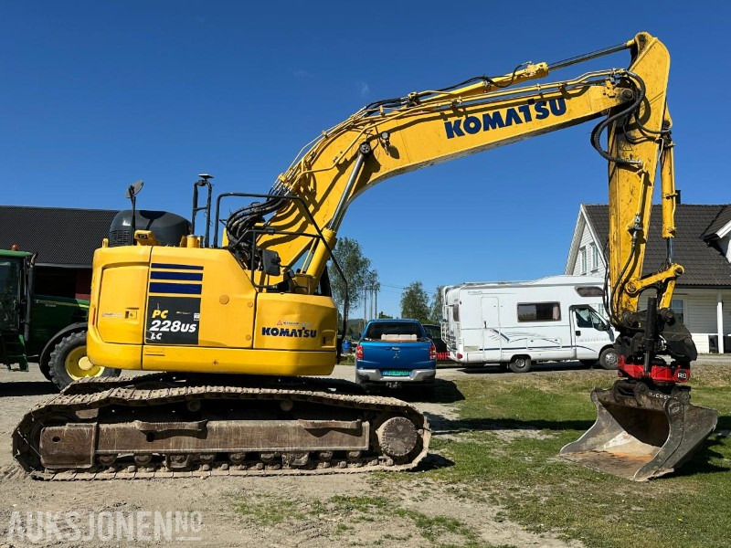 2019 Komatsu PC228USLC-11 - Gravemaskin - Tiltrotator R8 - Topcon GPS - 2skuffer - Sentralsmøring - 4467timer - Excavator: Foto 5 2019 Komatsu PC228USLC-11 - Gravemaskin - Tiltrotator R8 - Topcon GPS - 2skuffer - Sentralsmøring - 4467timer - Excavator: Foto 5