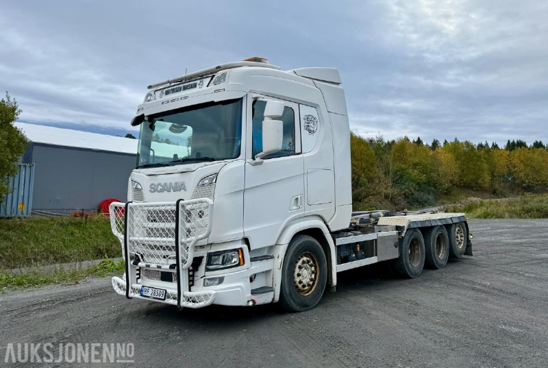 2019 Scania R500 tridem (8X4) KROKBIL - Joab L24 krok - Ny EU-godkjenning - Camion cu cârlig: Foto 1 2019 Scania R500 tridem (8X4) KROKBIL - Joab L24 krok - Ny EU-godkjenning - Camion cu cârlig: Foto 1