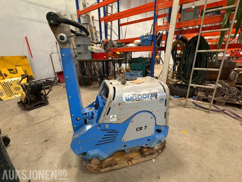 2020 Weber Compatrol CR 7 CCD 2.0 Vibroplate - Gått 156 timer - Reversjerbar - Cilindru compactor: Foto 4 2020 Weber Compatrol CR 7 CCD 2.0 Vibroplate - Gått 156 timer - Reversjerbar - Cilindru compactor: Foto 4