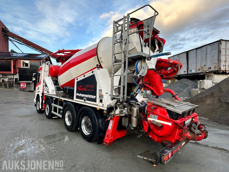 2021 Scania P500XT 8X4 Putzmeister PUMI 28-4 Betongpumpe, 83413km - Autobetonieră: Foto 3 2021 Scania P500XT 8X4 Putzmeister PUMI 28-4 Betongpumpe, 83413km - Autobetonieră: Foto 3