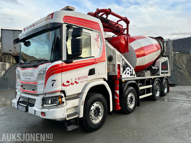 2021 Scania P500XT 8X4 Putzmeister PUMI 28-4 Betongpumpe, 83413km - Autobetonieră: Foto 1 2021 Scania P500XT 8X4 Putzmeister PUMI 28-4 Betongpumpe, 83413km - Autobetonieră: Foto 1