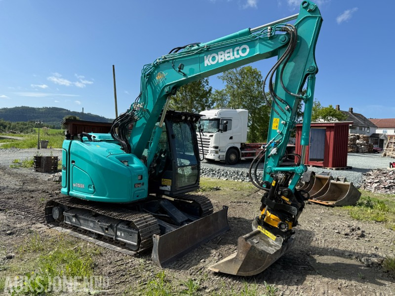 2022 Kobelco SK75SR-7 beltegraver - 4 skuffer - Sertifisert - Excavator: Foto 2 2022 Kobelco SK75SR-7 beltegraver - 4 skuffer - Sertifisert - Excavator: Foto 2