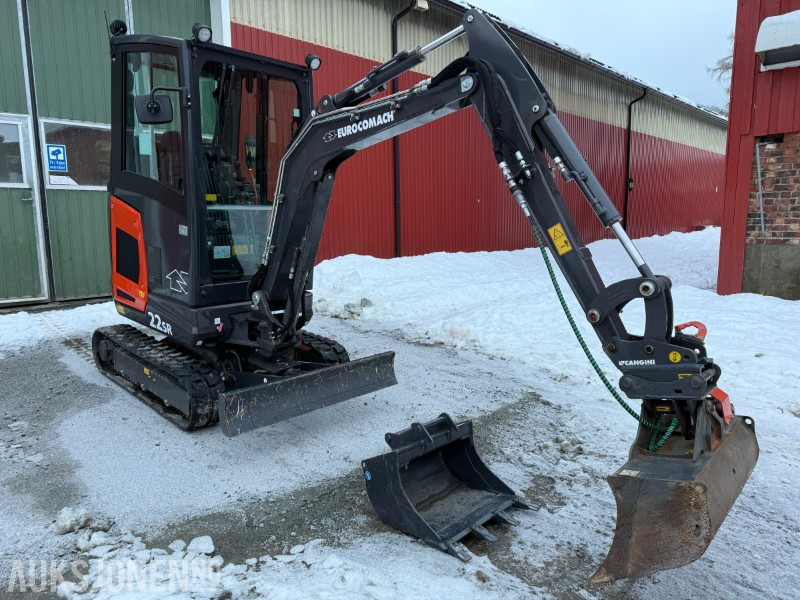 2023 Eurocomach 22SR – Kort svingradius – Kun 99,5 timer - Mini excavator: Foto 2 2023 Eurocomach 22SR – Kort svingradius – Kun 99,5 timer - Mini excavator: Foto 2