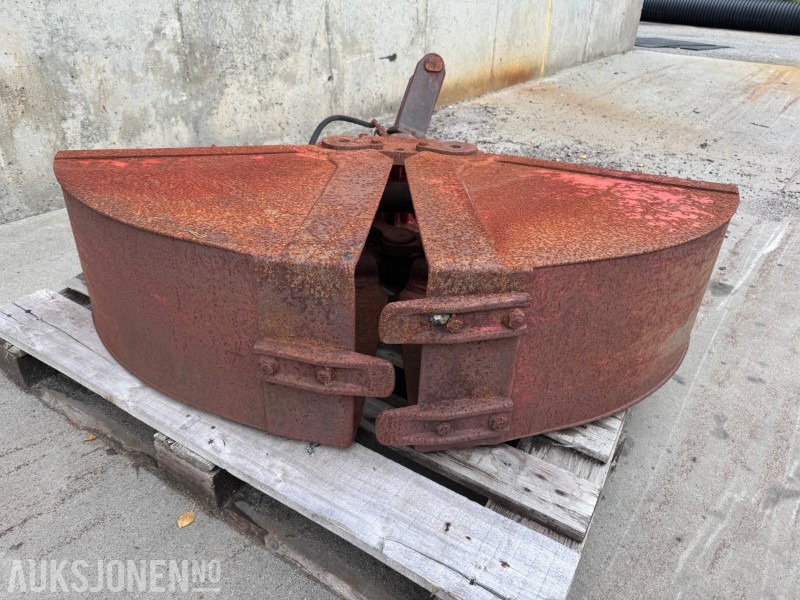 2002 Palfinger PZG 150 G - Hydraulisk grabb/skuff for kran med rotator - Ataşament pentru Utilaje constructii: Foto 3 2002 Palfinger PZG 150 G - Hydraulisk grabb/skuff for kran med rotator - Ataşament pentru Utilaje constructii: Foto 3