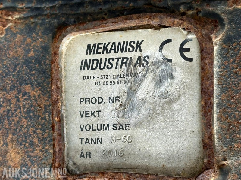 2016 Mekanisk Industri Rippertann, S90 feste - M-60 tann - Ataşament pentru Utilaje constructii: Foto 5 2016 Mekanisk Industri Rippertann, S90 feste - M-60 tann - Ataşament pentru Utilaje constructii: Foto 5