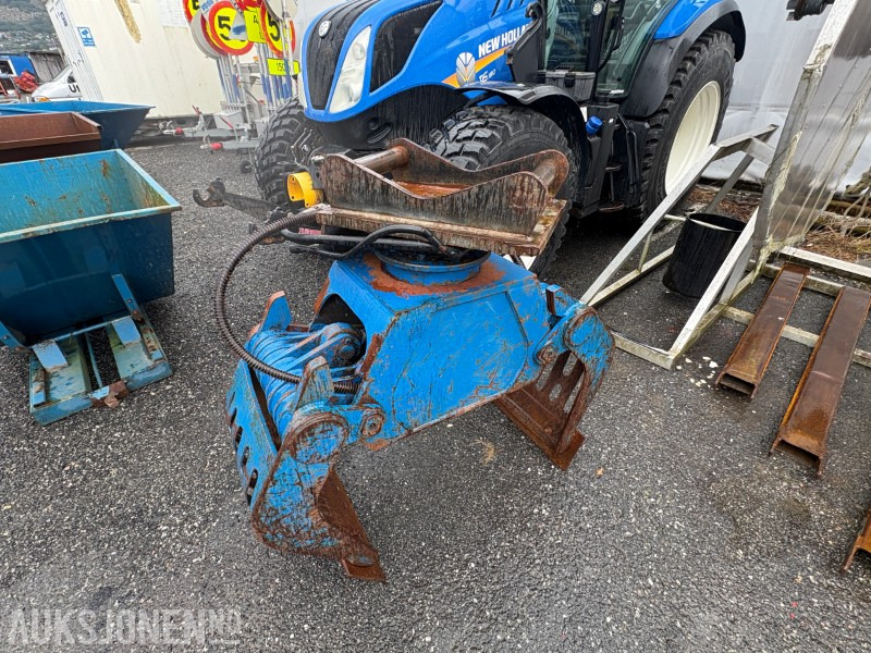 Sorteringsklo med hydraulisk rotator og S60-feste - Ataşament pentru Utilaje constructii: Foto 1 Sorteringsklo med hydraulisk rotator og S60-feste - Ataşament pentru Utilaje constructii: Foto 1