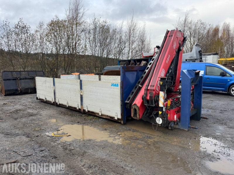 2008 CMT krokflak med karmer og Fassi F215 kran - Camion: Foto 3 2008 CMT krokflak med karmer og Fassi F215 kran - Camion: Foto 3