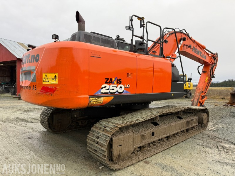 Hitachi ZX250 LC-6 EC223, GPS, Sentralsmøring, 2 skuffer, LED - Excavator: Foto 5 Hitachi ZX250 LC-6 EC223, GPS, Sentralsmøring, 2 skuffer, LED - Excavator: Foto 5