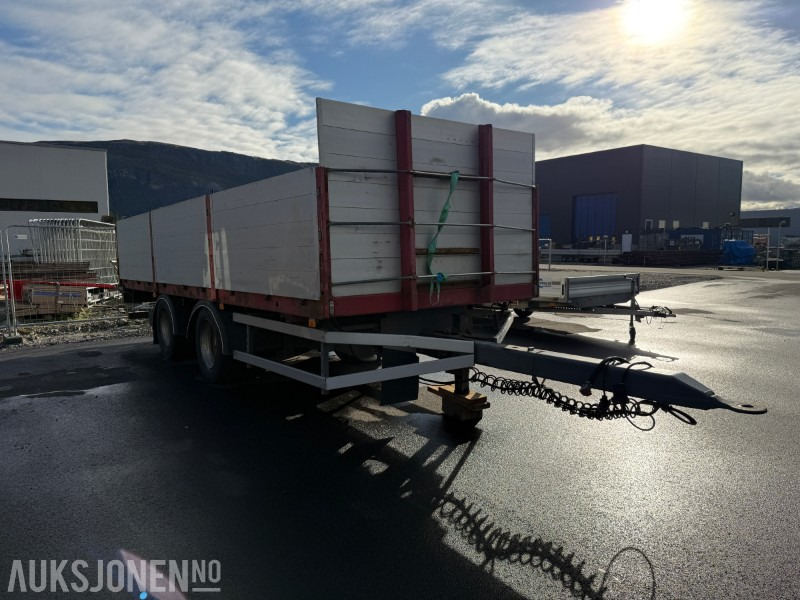 1997 Damm 2DBC20 - Egenvekt 3950kg - 2-akslet - Lastebilhenger - Nedleggbare karmer - Remorcă: Foto 3 1997 Damm 2DBC20 - Egenvekt 3950kg - 2-akslet - Lastebilhenger - Nedleggbare karmer - Remorcă: Foto 3