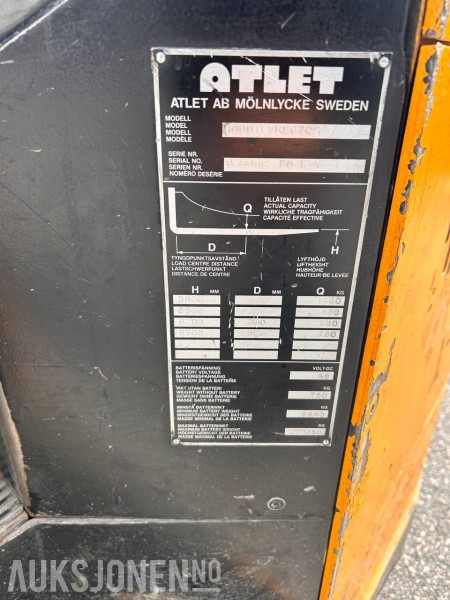 1990 Atlet 160DTFVR83C770 Skyvemasttruck - Stivuitor: Foto 5 1990 Atlet 160DTFVR83C770 Skyvemasttruck - Stivuitor: Foto 5