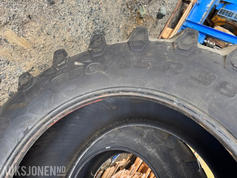 2 stk. traktordekk Trelleborg TM600 650/65 R38 og Firestone Performer 85 480/70 R30 - Utilaje agricole: Foto 4 2 stk. traktordekk Trelleborg TM600 650/65 R38 og Firestone Performer 85 480/70 R30 - Utilaje agricole: Foto 4