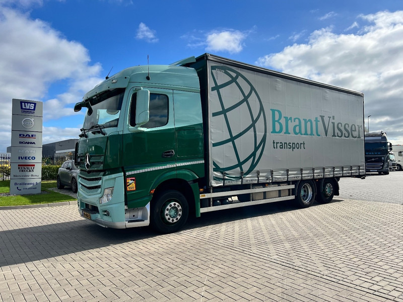 Mercedes-Benz Actros 2745 6x2 bakwagen Schuifzeilen - Camion cu prelată: Foto 1 Mercedes-Benz Actros 2745 6x2 bakwagen Schuifzeilen - Camion cu prelată: Foto 1