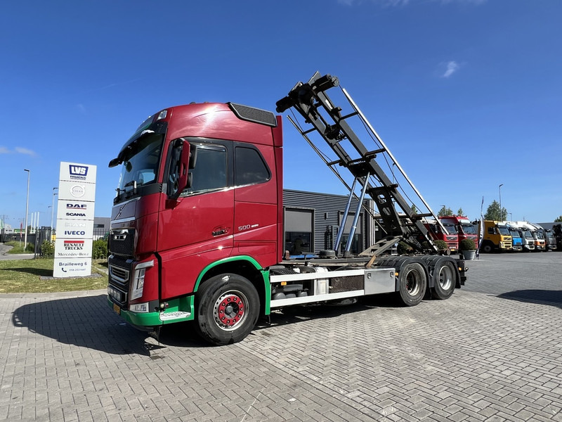 Volvo FH 500 6x2 Containersysteem Globetrotter / 10 Wheels / Cable systeem - Camion cu sistem de cablu: Foto 1 Volvo FH 500 6x2 Containersysteem Globetrotter / 10 Wheels / Cable systeem - Camion cu sistem de cablu: Foto 1