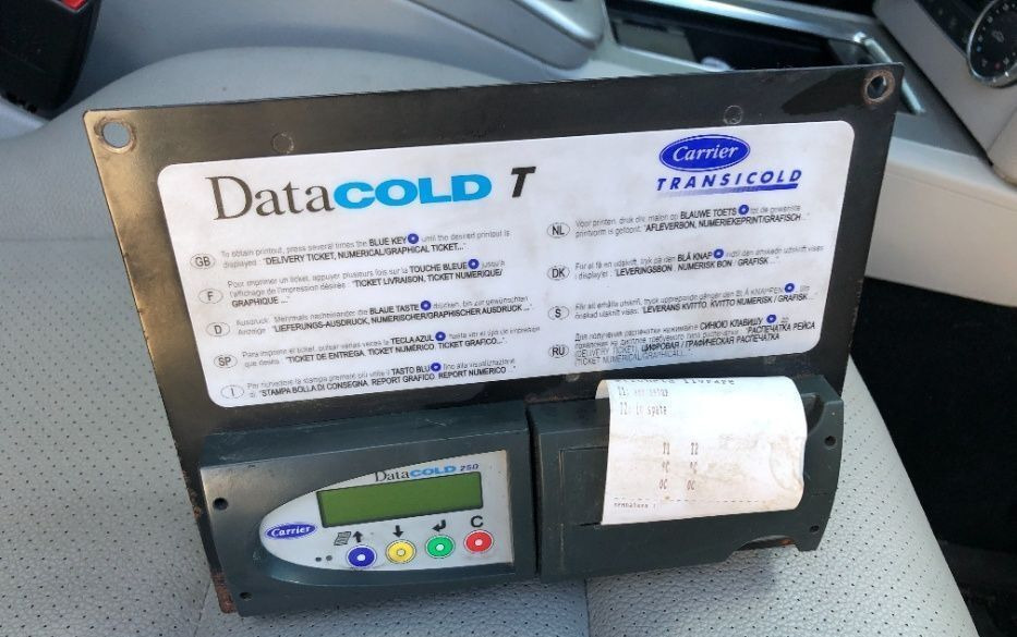 Termodiagrama DataCOLD T 250 Carrier Transicold for car - Piesă de schimb pentru Automobil: Foto 1 Termodiagrama DataCOLD T 250 Carrier Transicold for car - Piesă de schimb pentru Automobil: Foto 1