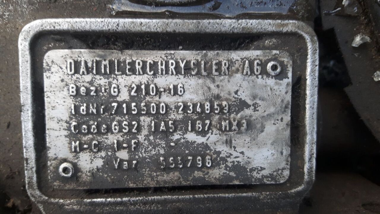 G 210-16 Mercedes-Benz Actros - Cutie de viteze pentru Camion: Foto 2 G 210-16 Mercedes-Benz Actros - Cutie de viteze pentru Camion: Foto 2