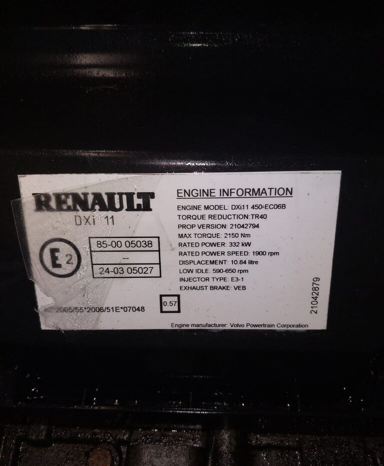 Renault DXi11 truck - Motor pentru Camion: Foto 4 Renault DXi11 truck - Motor pentru Camion: Foto 4