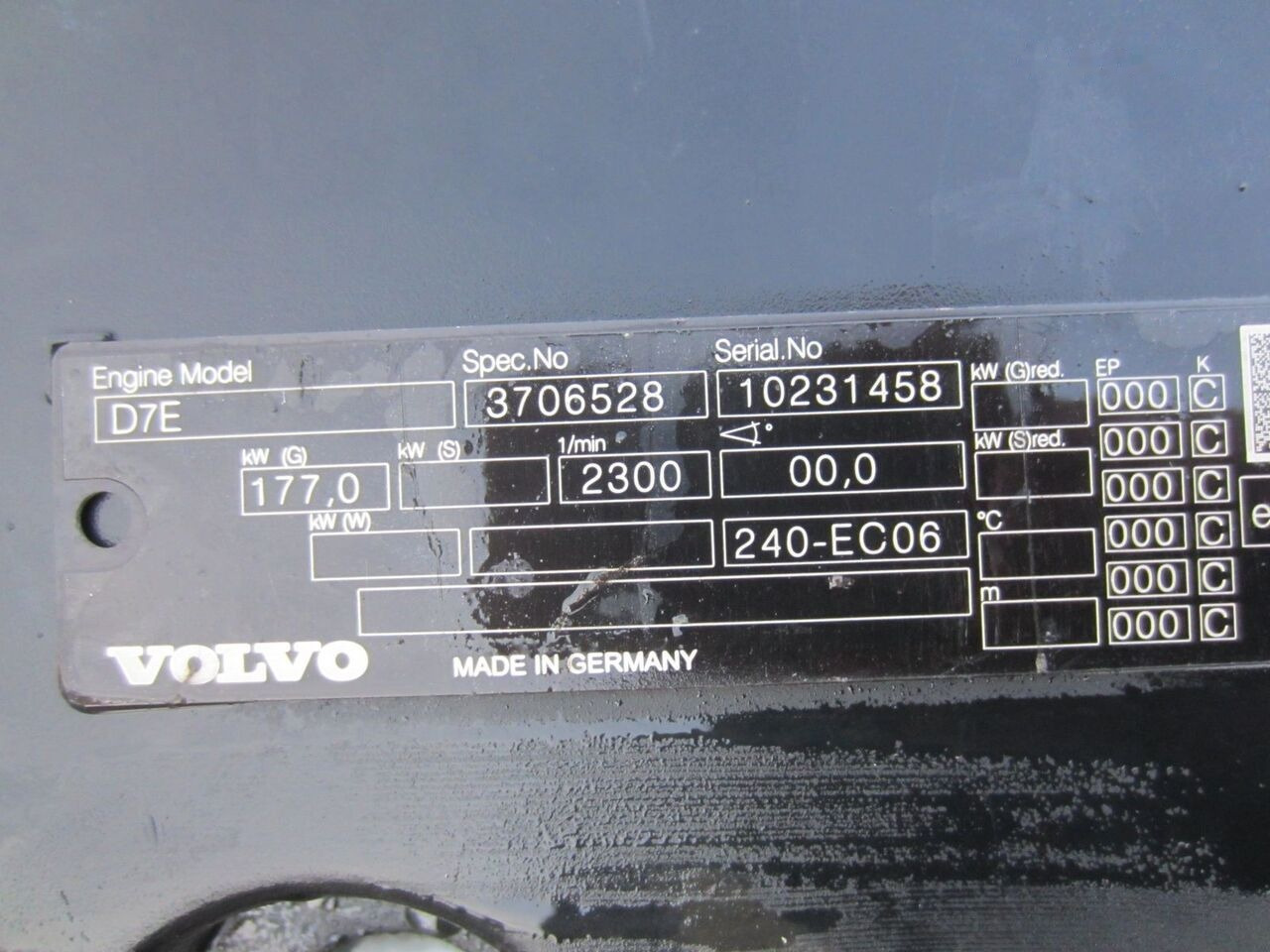 Volvo D7E 240-EC06 Volvo FE, FL - Motor pentru Camion: Foto 1 Volvo D7E 240-EC06 Volvo FE, FL - Motor pentru Camion: Foto 1