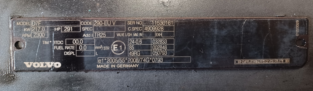 Volvo D7F Volvo FL - Motor pentru Camion: Foto 3 Volvo D7F Volvo FL - Motor pentru Camion: Foto 3