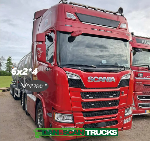 Scania R590 V8 NGS Rear steering 6x2*4. Air / Air suspension. Hydr. system - Cap tractor: Foto 2 Scania R590 V8 NGS Rear steering 6x2*4. Air / Air suspension. Hydr. system - Cap tractor: Foto 2
