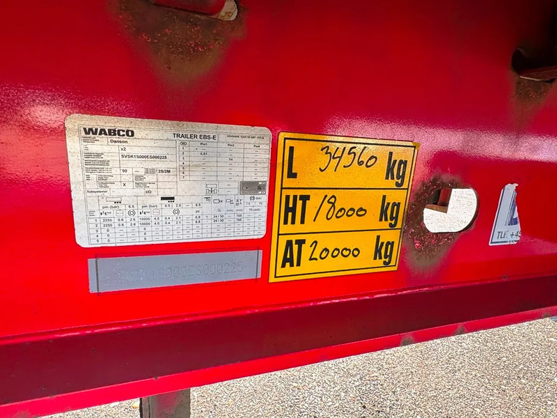 Semiremorcă transport auto DANSON City Trailer Gardin with lift: Foto 11