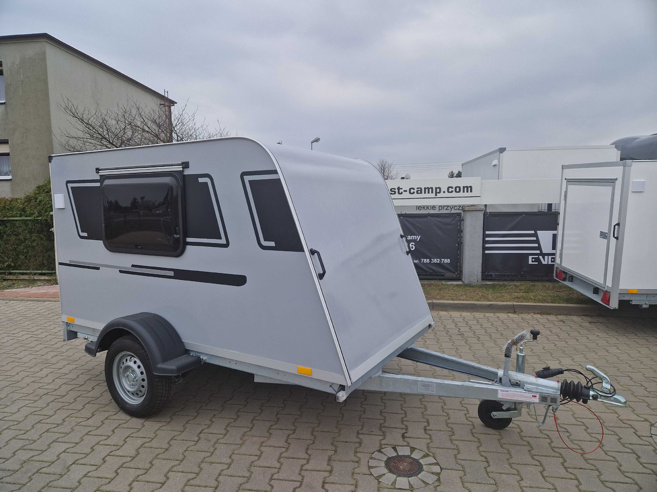 Microcamp mini przyczepa kempingowa transportowa teardrop - Remorca auto: Foto 1 Microcamp mini przyczepa kempingowa transportowa teardrop - Remorca auto: Foto 1