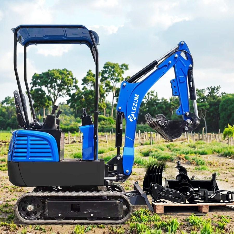 LEZUM Factory Sale Hybrid Mini Digger Excavators Home Farm Electric Remote Control Compact Pilot Digger Excavator with Free Shipping - Mini excavator: Foto 2 LEZUM Factory Sale Hybrid Mini Digger Excavators Home Farm Electric Remote Control Compact Pilot Digger Excavator with Free Shipping - Mini excavator: Foto 2