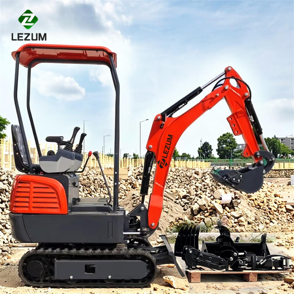 LEZUM Mini Excavator CE Certification Kubota Engine(Factory Outlet) Mini Pelle Minibagger Minikoparka Miniexcavadora - Mini excavator: Foto 4 LEZUM Mini Excavator CE Certification Kubota Engine(Factory Outlet) Mini Pelle Minibagger Minikoparka Miniexcavadora - Mini excavator: Foto 4