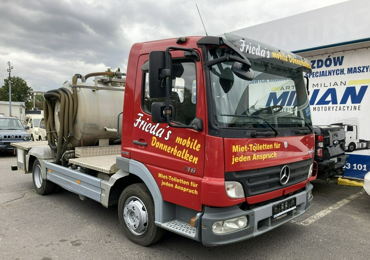 Mercedes-Benz Atego Atego716 Toitoi dowywozu WC Asanizacyjny Wuko Kanalizacja Toi Toi 20 - Maşină pentru vidanjări: Foto 1 Mercedes-Benz Atego Atego716 Toitoi dowywozu WC Asanizacyjny Wuko Kanalizacja Toi Toi 20 - Maşină pentru vidanjări: Foto 1