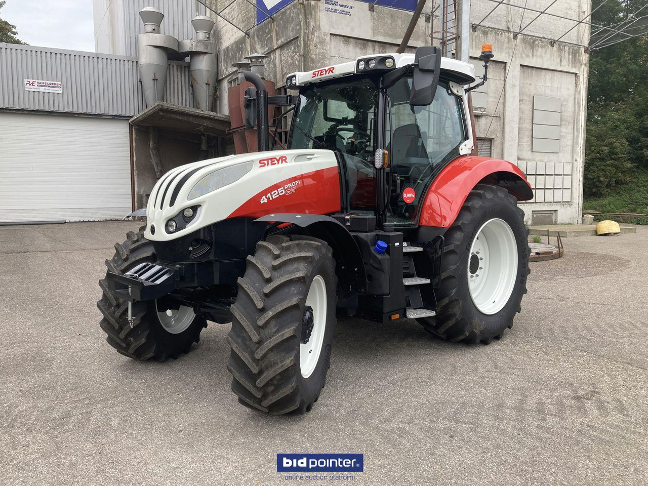 Steyr 4125 profi CVT - Tractor agricol: Foto 1 Steyr 4125 profi CVT - Tractor agricol: Foto 1