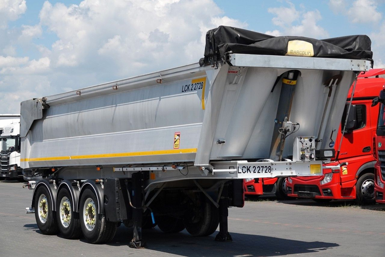 Benalu WYWROTKA / 23 m3 / ALUMINIOWA HYDROKLAPA / OŚ P - Semiremorcă basculantă: Foto 1 Benalu WYWROTKA / 23 m3 / ALUMINIOWA HYDROKLAPA / OŚ P - Semiremorcă basculantă: Foto 1