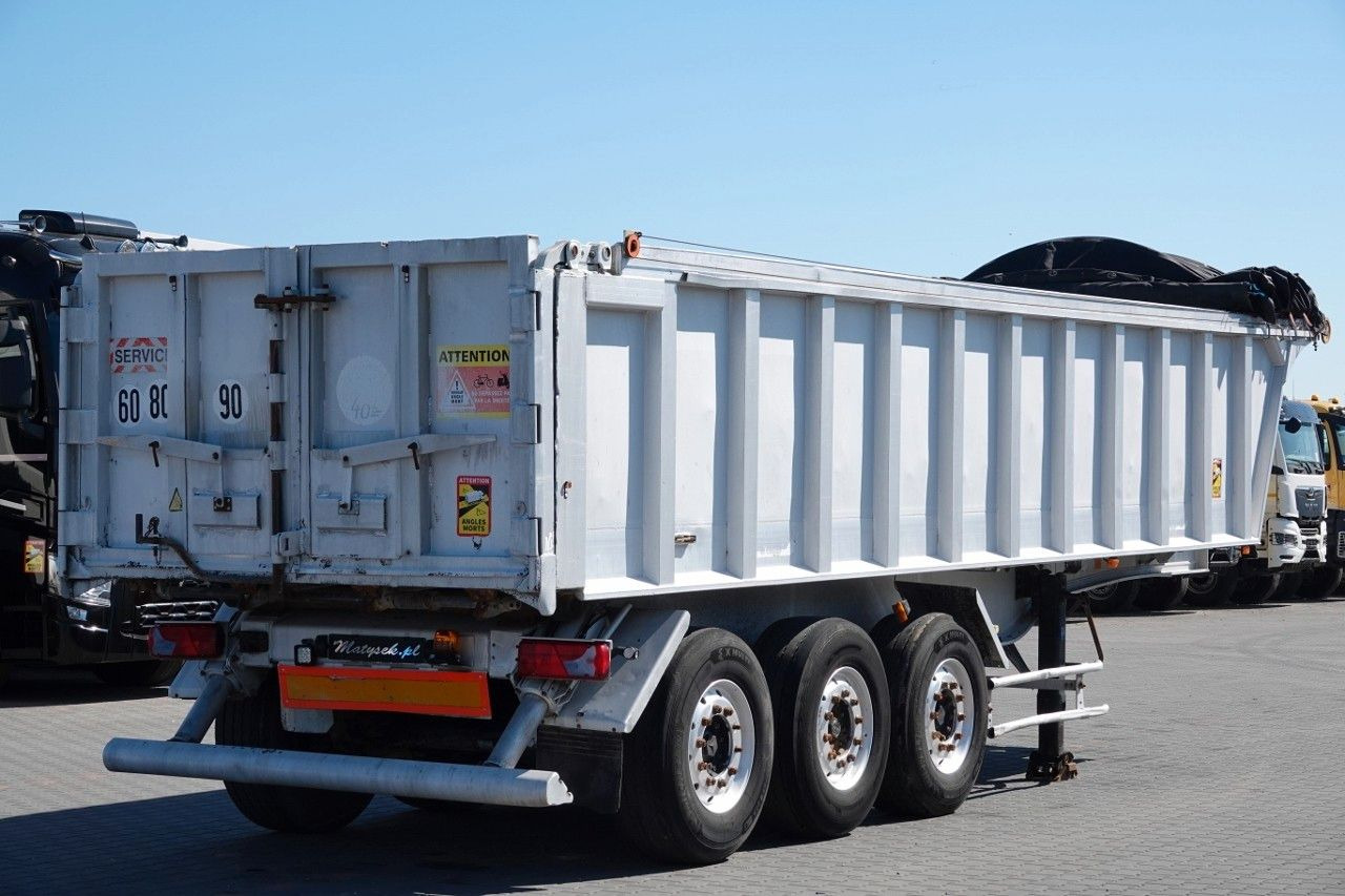 Benalu WYWROTKA / 25 m3 / ALUMINIOWA / OŚ PODNOSZONA / - Semiremorcă basculantă: Foto 3 Benalu WYWROTKA / 25 m3 / ALUMINIOWA / OŚ PODNOSZONA / - Semiremorcă basculantă: Foto 3