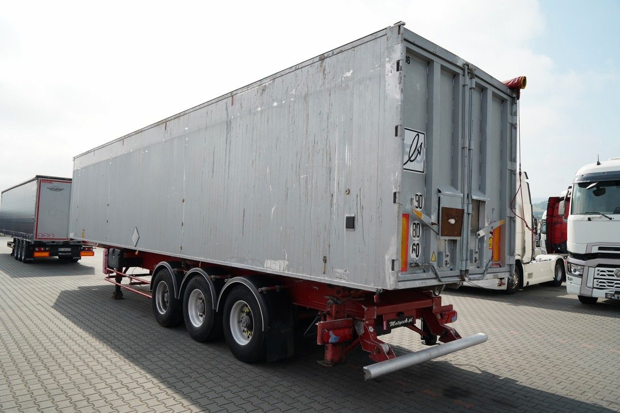 Benalu WYWROTKA 71 m3 / ALUMINIOWA / OŚ PODNOSZONA/ A - Semiremorcă basculantă: Foto 4 Benalu WYWROTKA 71 m3 / ALUMINIOWA / OŚ PODNOSZONA/ A - Semiremorcă basculantă: Foto 4