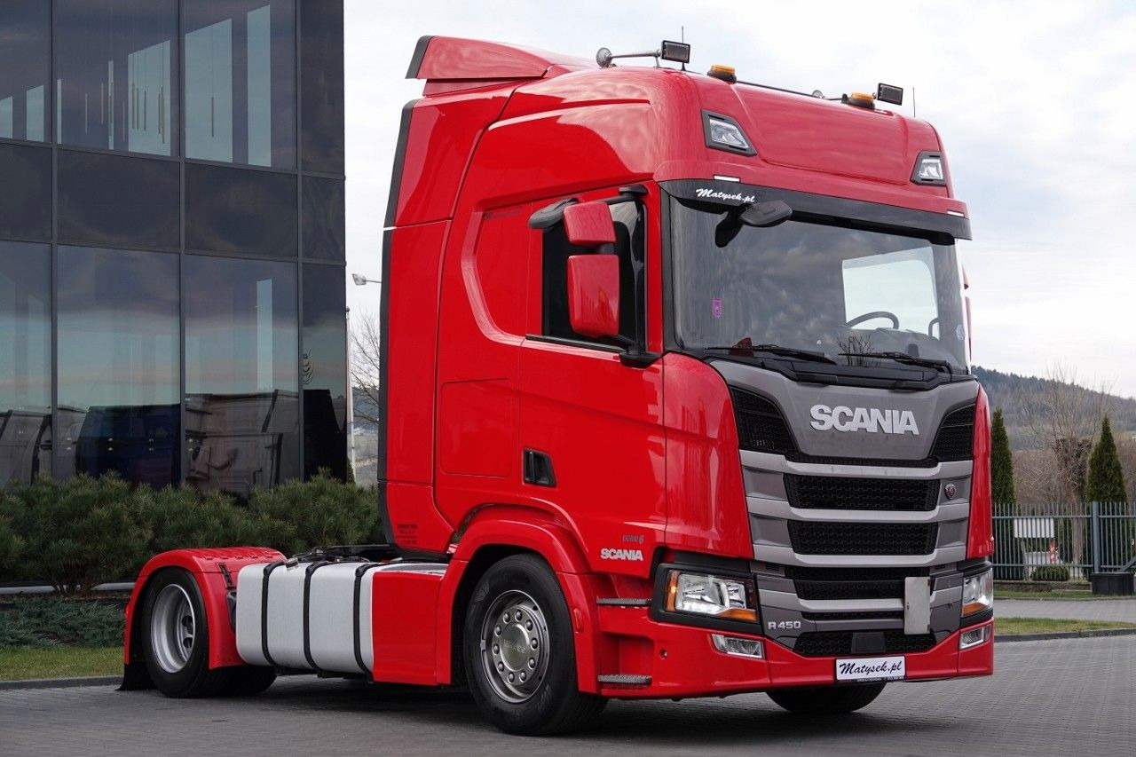 Scania R 450 / LOWDECK / MEGA / 2020 / PO ZŁOTYM KONTRA - Cap tractor: Foto 1 Scania R 450 / LOWDECK / MEGA / 2020 / PO ZŁOTYM KONTRA - Cap tractor: Foto 1