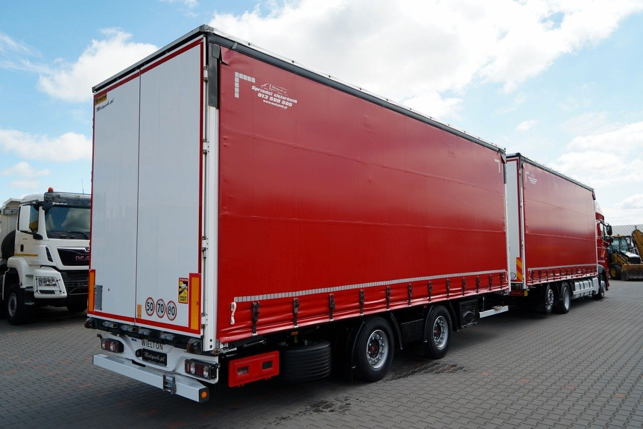 DAF XF 480 / ZESTAW TANDEM / 120 M3 / PRZEJAZDOWY / - Camion cu prelată: Foto 5 DAF XF 480 / ZESTAW TANDEM / 120 M3 / PRZEJAZDOWY / - Camion cu prelată: Foto 5