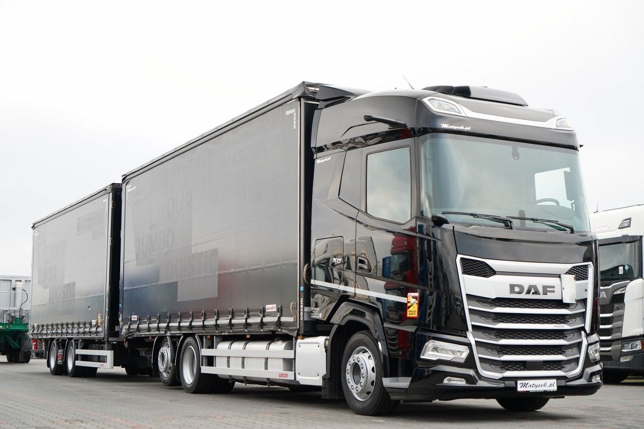 DAF XG 480 / ZESTAW TANDEM / 120 M3 / PRZEJAZDOWY / - Camion cu prelată: Foto 4 DAF XG 480 / ZESTAW TANDEM / 120 M3 / PRZEJAZDOWY / - Camion cu prelată: Foto 4