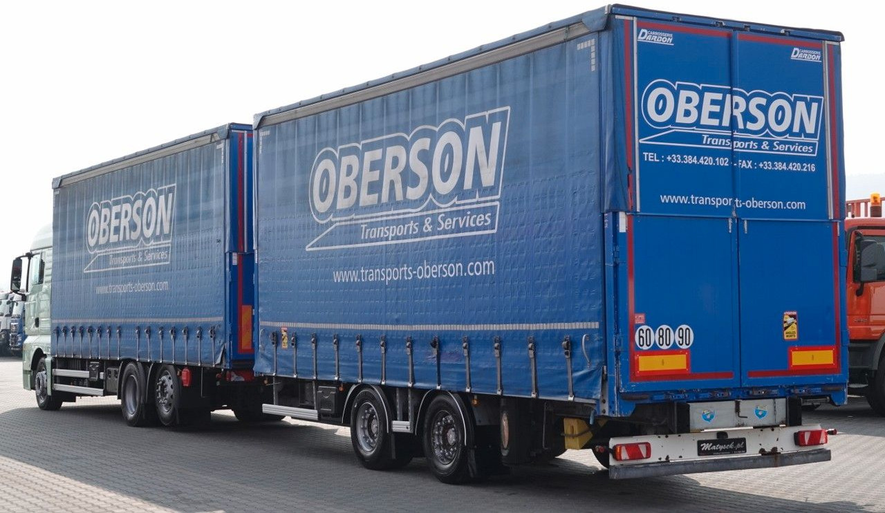 MAN TGX 26.460 / ZESTAW TANDEM PRZEJAZDOWY / 120 M3 - Camion cu prelată: Foto 5 MAN TGX 26.460 / ZESTAW TANDEM PRZEJAZDOWY / 120 M3 - Camion cu prelată: Foto 5