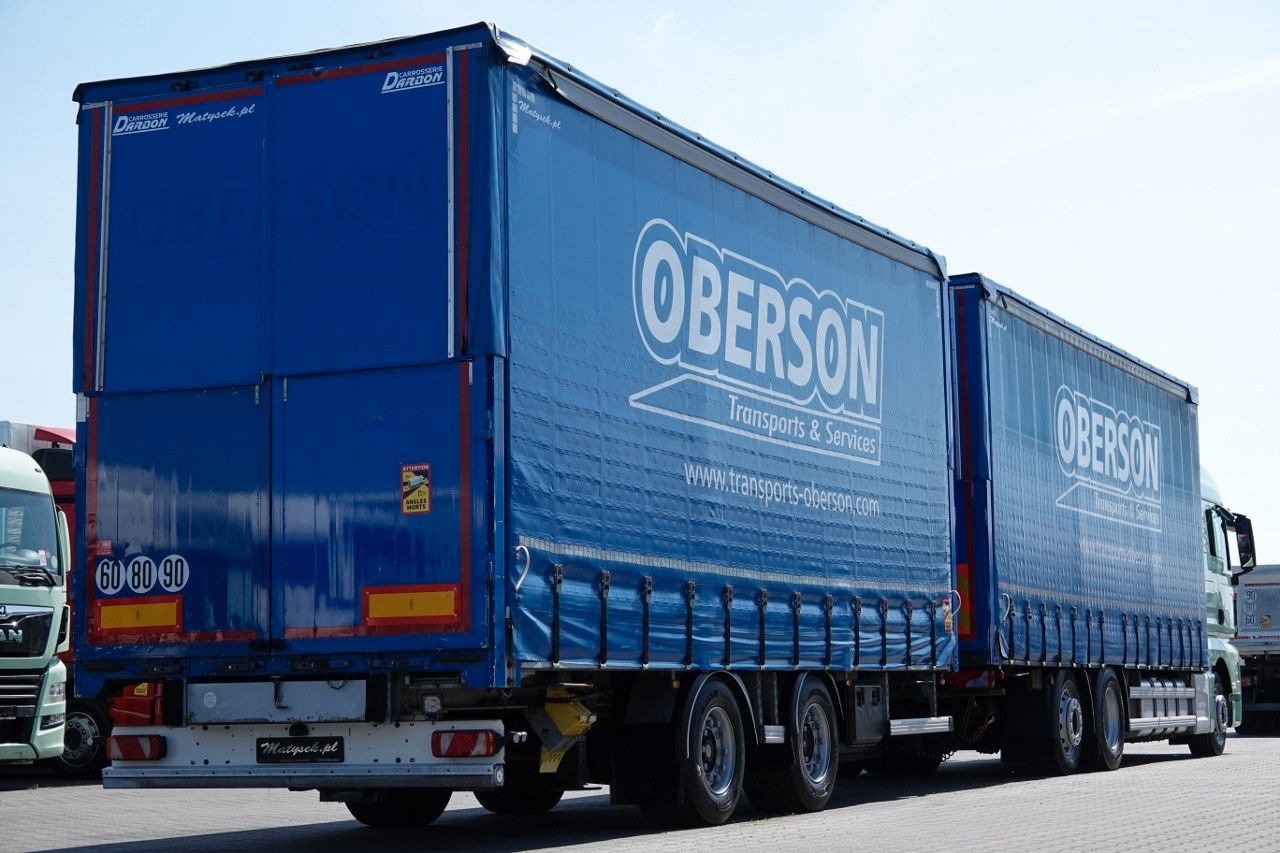 MAN TGX 26.460 / ZESTAW TANDEM PRZEJAZDOWY / 120 M3 - Camion cu prelată: Foto 4 MAN TGX 26.460 / ZESTAW TANDEM PRZEJAZDOWY / 120 M3 - Camion cu prelată: Foto 4