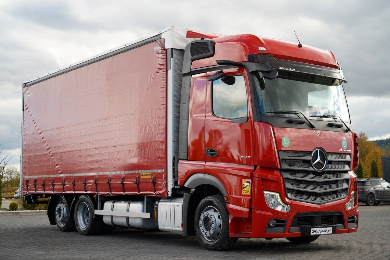 Mercedes-Benz ACTROS 2545 / SOLÓWKA  / 6x2 / OŚ PODNOSZONA / B - Camion cu prelată: Foto 5 Mercedes-Benz ACTROS 2545 / SOLÓWKA  / 6x2 / OŚ PODNOSZONA / B - Camion cu prelată: Foto 5