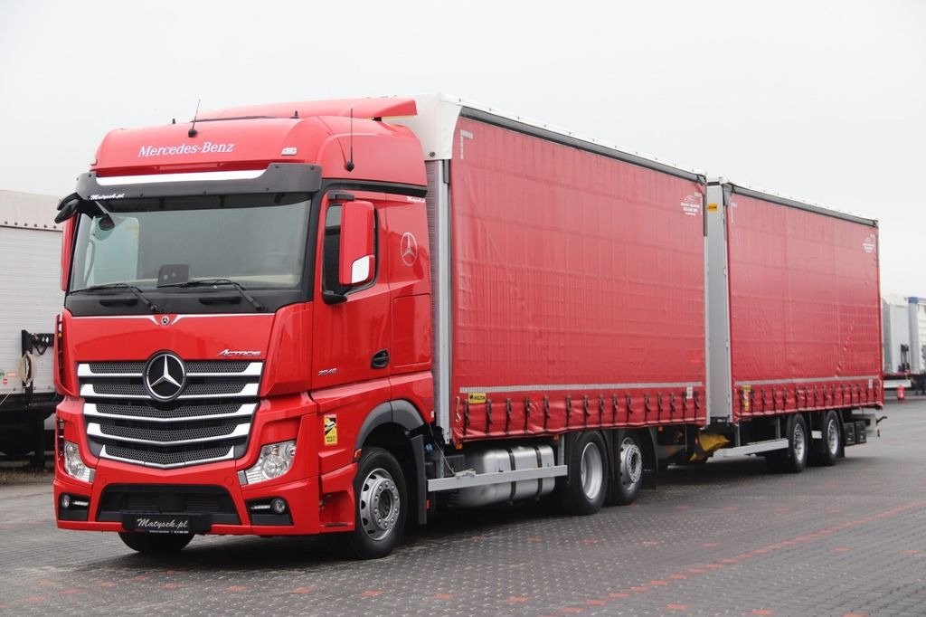Mercedes-Benz ACTROS 2548/JUMBO TRUCK 120 M3/VEHICULAR/I-COOL - Camion cu prelată: Foto 5 Mercedes-Benz ACTROS 2548/JUMBO TRUCK 120 M3/VEHICULAR/I-COOL - Camion cu prelată: Foto 5