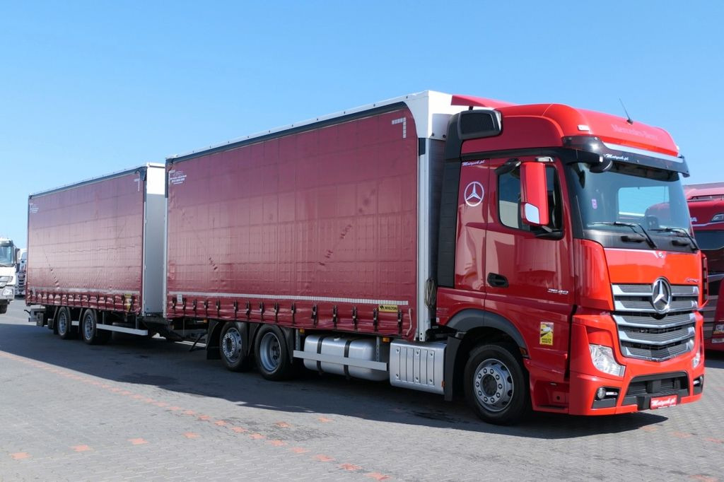 Mercedes-Benz ACTROS 2548/JUMBO TRUCK 120 M3/VEHICULAR/I-COOL - Camion cu prelată: Foto 4 Mercedes-Benz ACTROS 2548/JUMBO TRUCK 120 M3/VEHICULAR/I-COOL - Camion cu prelată: Foto 4