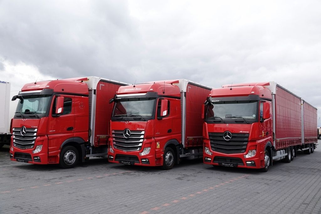 Mercedes-Benz ACTROS 2548/JUMBO TRUCK 120 M3/VEHICULAR/I-COOL - Camion cu prelată: Foto 4 Mercedes-Benz ACTROS 2548/JUMBO TRUCK 120 M3/VEHICULAR/I-COOL - Camion cu prelată: Foto 4