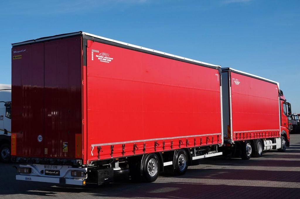 Mercedes-Benz ACTROS 2548 / ZESTAW TANDEM 120 M3 / PRZEJAZDOWY - Camion cu prelată: Foto 3 Mercedes-Benz ACTROS 2548 / ZESTAW TANDEM 120 M3 / PRZEJAZDOWY - Camion cu prelată: Foto 3