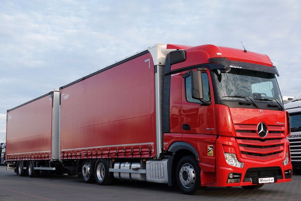 Mercedes-Benz ACTROS 2548 / ZESTAW TANDEM 120 M3 / PRZEJAZDOWY - Camion cu prelată: Foto 4 Mercedes-Benz ACTROS 2548 / ZESTAW TANDEM 120 M3 / PRZEJAZDOWY - Camion cu prelată: Foto 4