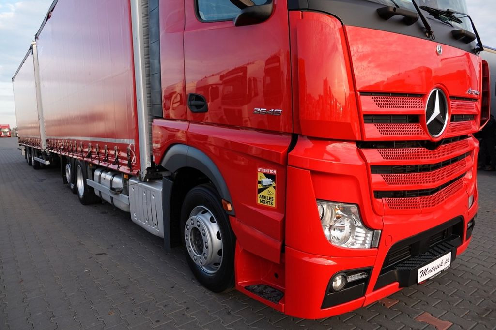 Mercedes-Benz ACTROS 2548 / ZESTAW TANDEM 120 M3 / PRZEJAZDOWY - Camion cu prelată: Foto 5 Mercedes-Benz ACTROS 2548 / ZESTAW TANDEM 120 M3 / PRZEJAZDOWY - Camion cu prelată: Foto 5