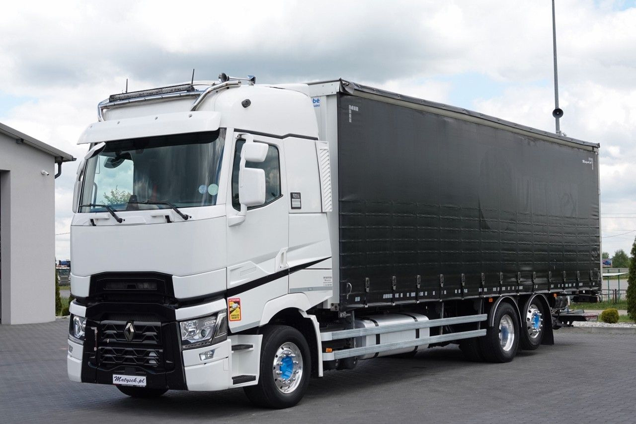 Renault T 440 / 6X2 / SOLÓWKA / FIRANKA 9.5 M / I-PARK C - Camion cu prelată: Foto 2 Renault T 440 / 6X2 / SOLÓWKA / FIRANKA 9.5 M / I-PARK C - Camion cu prelată: Foto 2