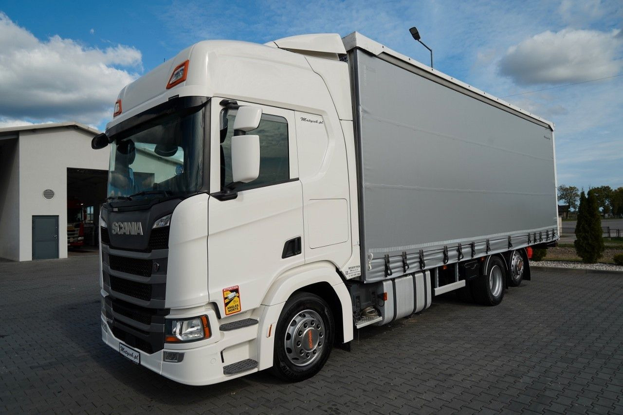 Scania R 450 / MEGA / 6x2 / FIRANKA - 8,2 m / SOLÓWKA / - Camion cu prelată: Foto 2 Scania R 450 / MEGA / 6x2 / FIRANKA - 8,2 m / SOLÓWKA / - Camion cu prelată: Foto 2