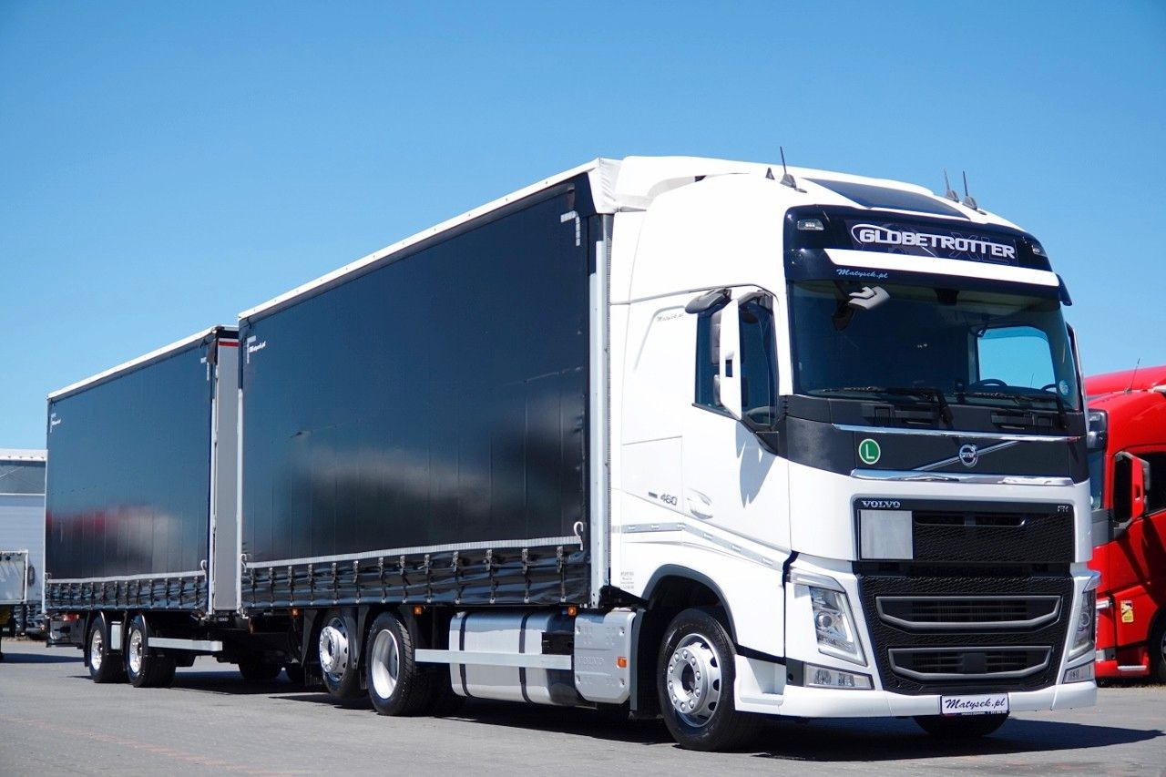 Volvo FH 460 / ZESTAW TANDEM / 120 M3 / FULL AIRMATIC - Camion cu prelată: Foto 1 Volvo FH 460 / ZESTAW TANDEM / 120 M3 / FULL AIRMATIC - Camion cu prelată: Foto 1