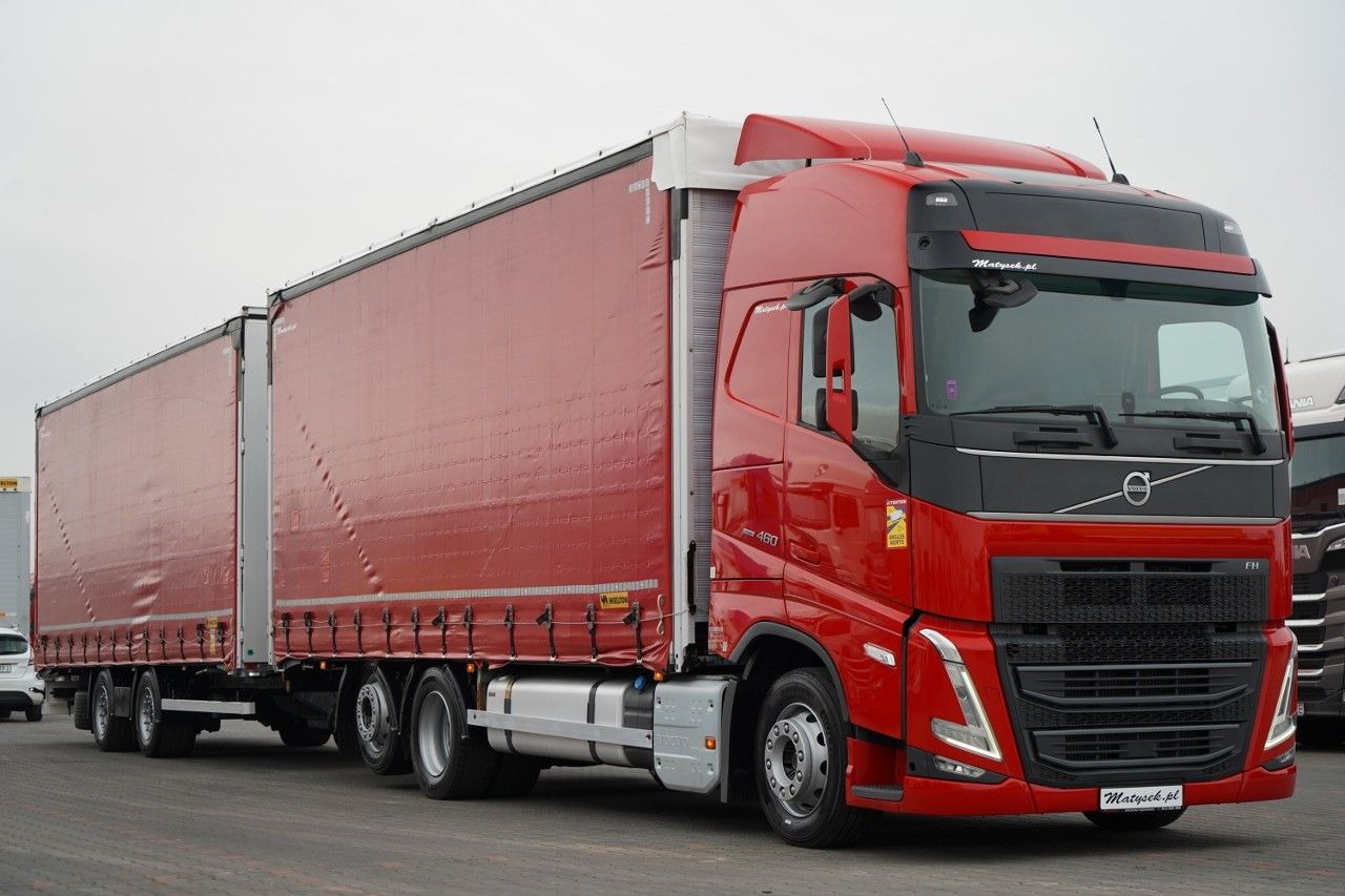 Volvo FH 460 / ZESTAW TANDEM / 120 M3 / PRZEJAZDOWY / - Camion cu prelată: Foto 1 Volvo FH 460 / ZESTAW TANDEM / 120 M3 / PRZEJAZDOWY / - Camion cu prelată: Foto 1